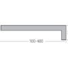 Volschuim paneel haakse hoek 300x35 mm