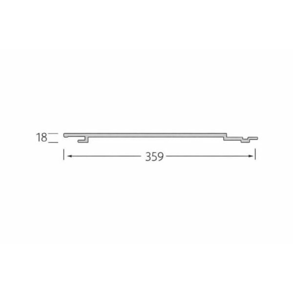 Kerrafront Trend gevelpaneel 320 mm structuur